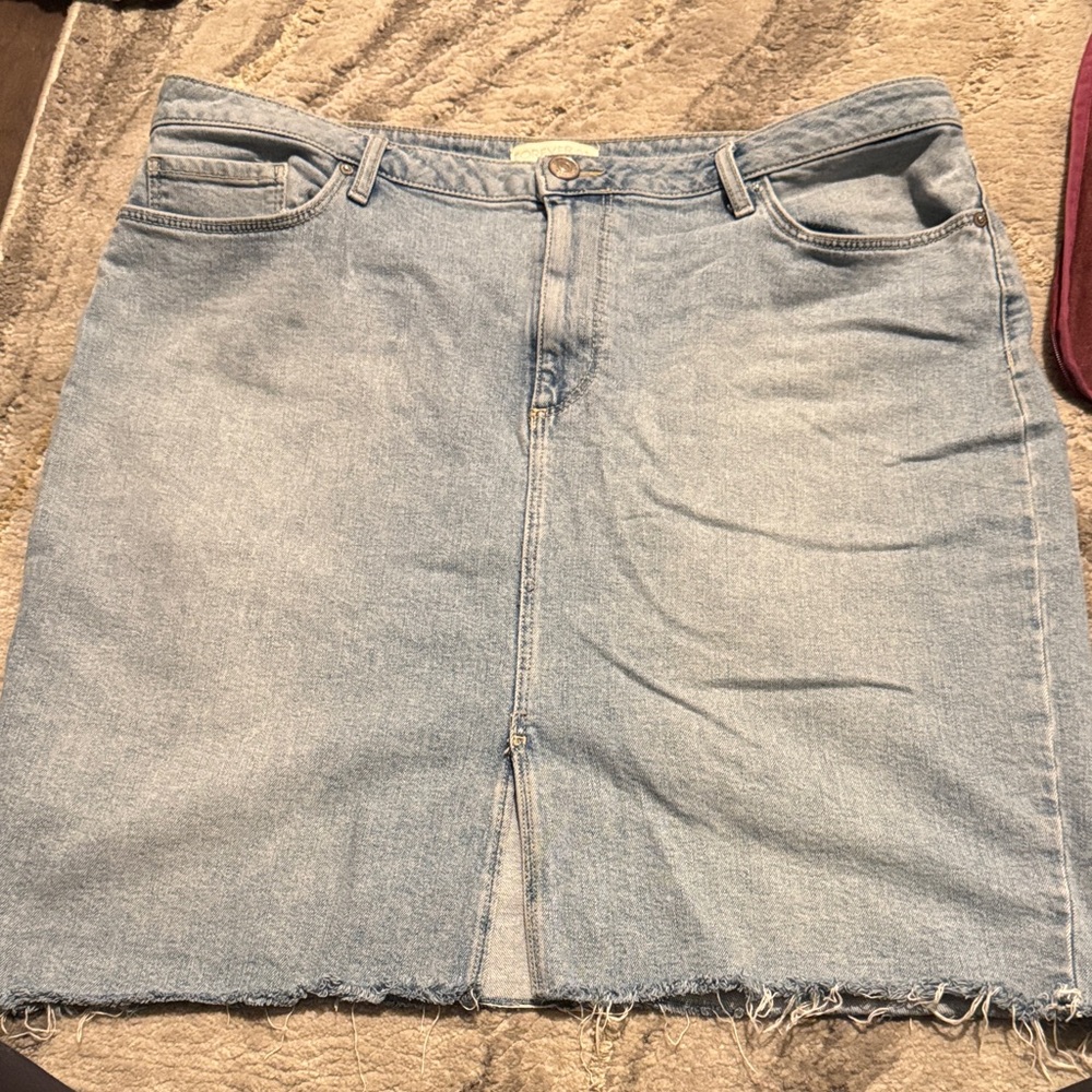 Forever 21 Light Blue Denim Skirt